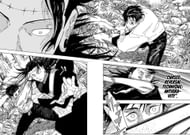 Yuta beheads Kenjaku (Image via Gege Akutami, Shueisha)